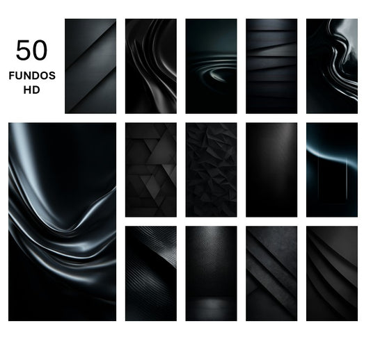 50 Wallpapers Dark Premium - Fundos Minimalistas e Elegantes