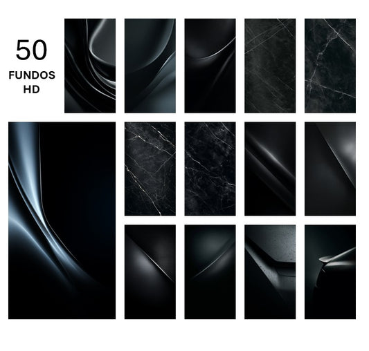 50 Wallpapers Minimalista estilo Dark - Fundos Premium e Elegantes para Smartphones