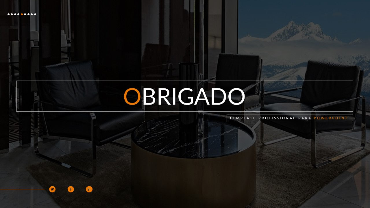 Template PowerPoint Design de Interiores - 30 Slides Profissionais Multiusos