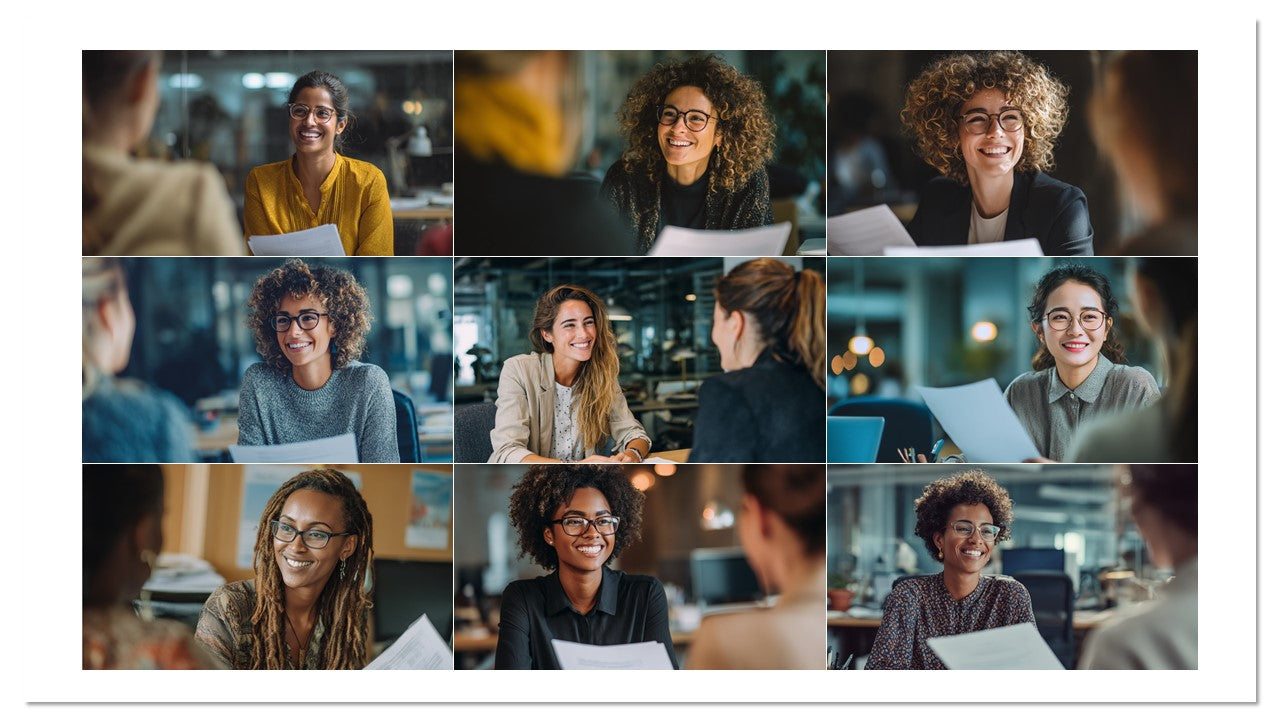 Pack 100 Imagens de Entrevista & RH – Profissionais em Escritório