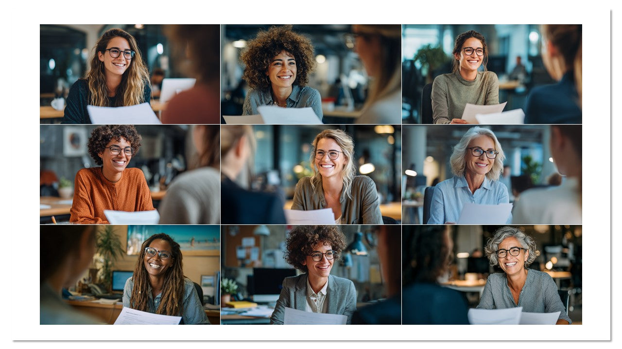 Pack 100 Imagens de Entrevista & RH – Profissionais em Escritório