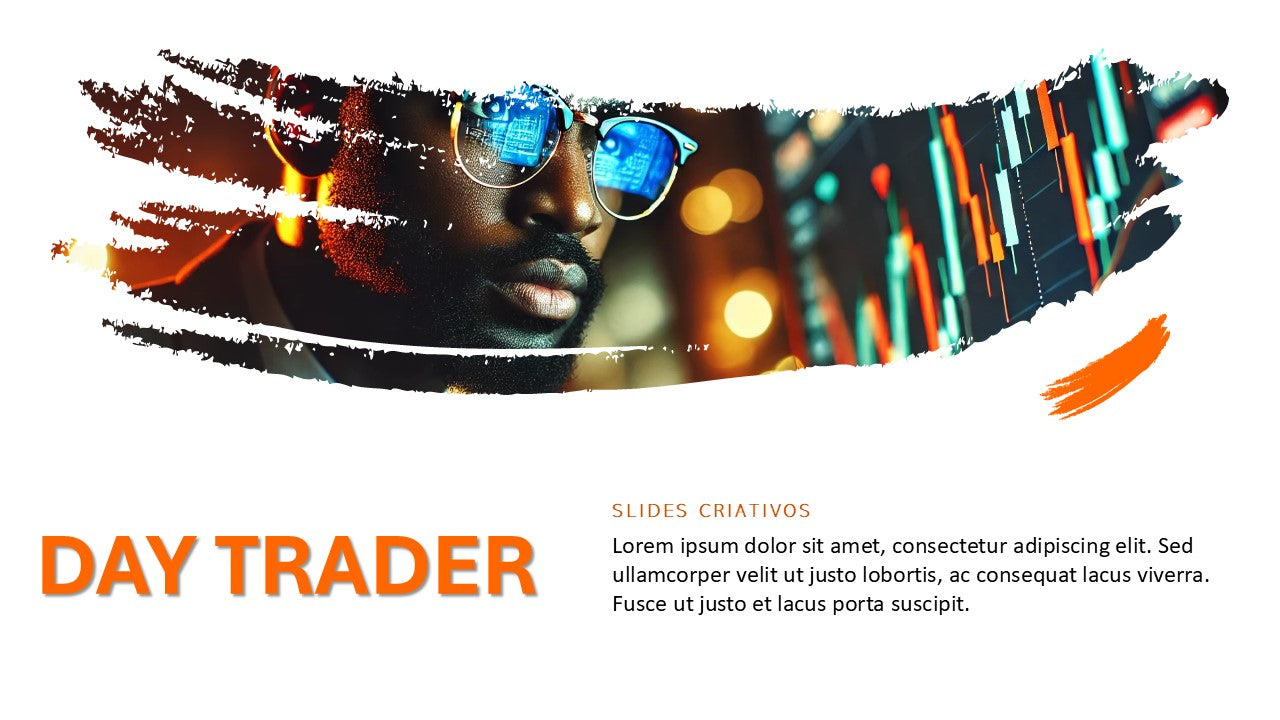 Template PowerPoint Day Trader - 3 Modelos Profissionais para Mercado Financeiro