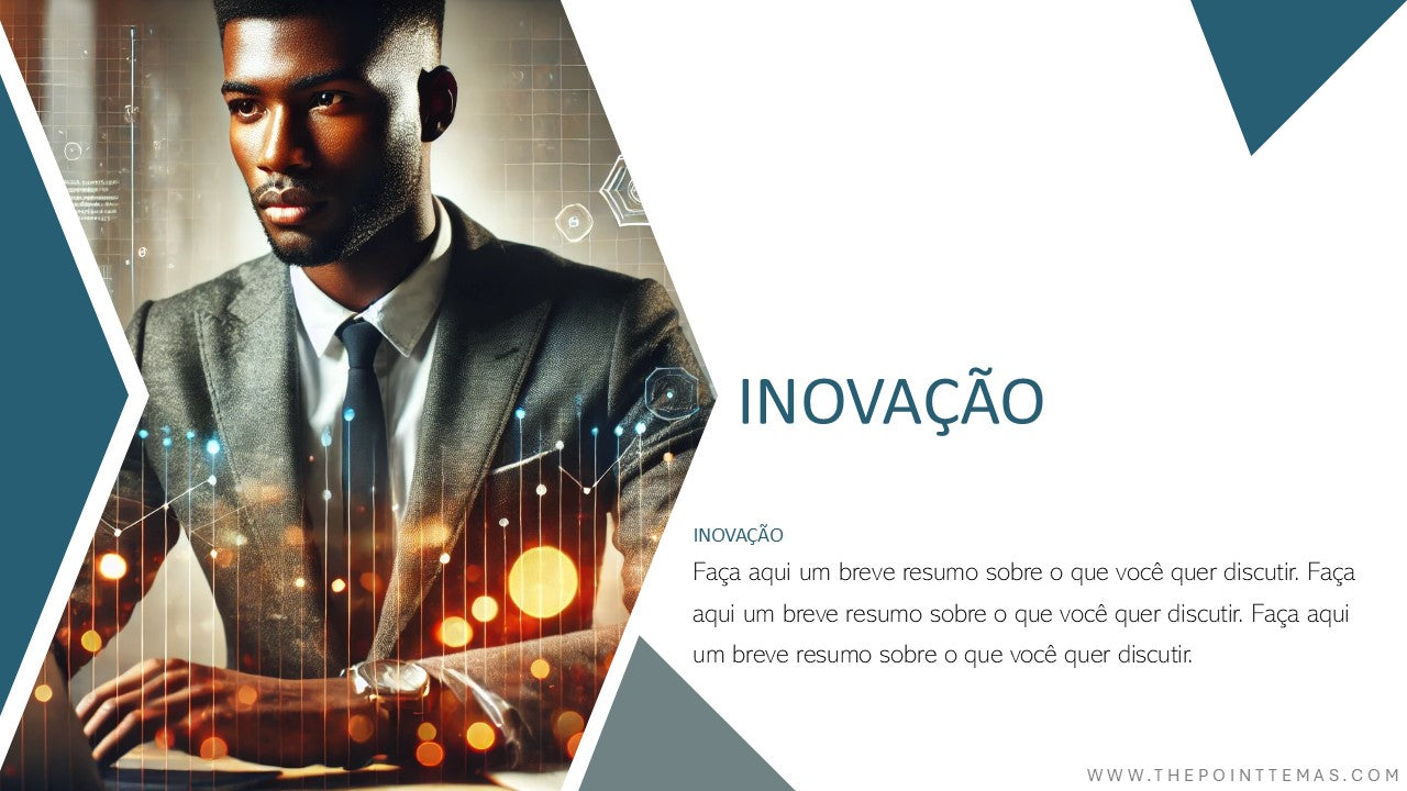 Template PowerPoint Profissional - 3 Slides Inovadores e Adaptáveis
