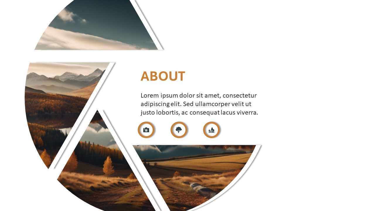 Template PowerPoint Profissional Nº3 - 3 Slides Criativos