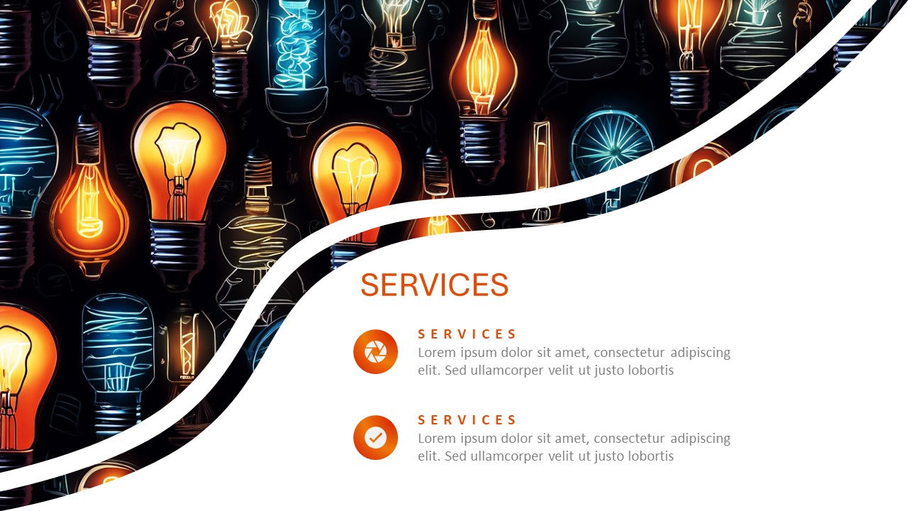 Template PowerPoint Profissional Nº1 - 5 Slides Modernos