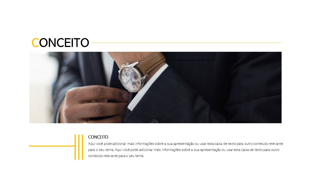 Template PowerPoint Moda Masculina - 30 Slides Profissionais Multiusos