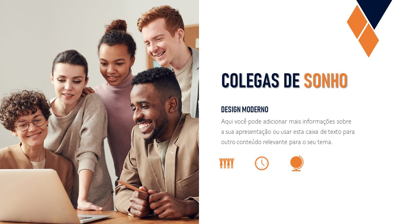 Template PowerPoint Moderno e Limpo - 15 Slides Minimalistas Multiusos