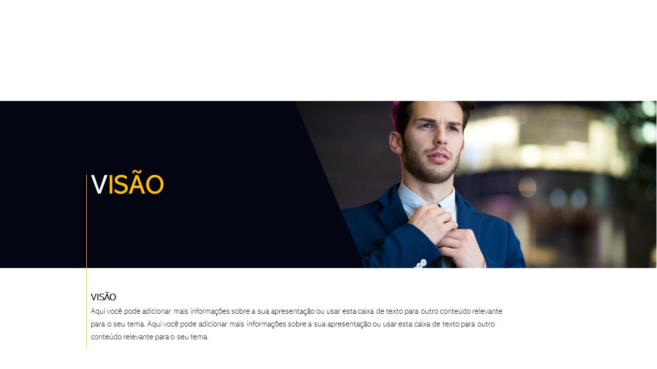Template PowerPoint Moda Masculina - 30 Slides Profissionais Multiusos