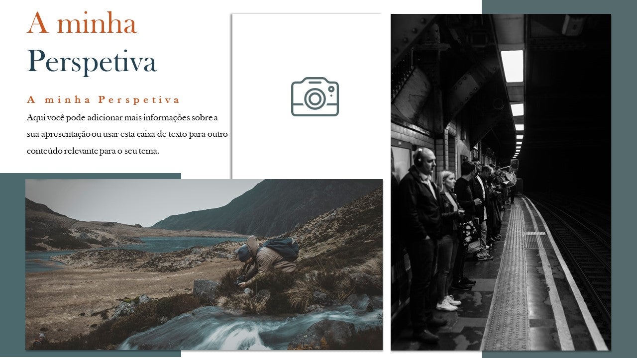 Template PowerPoint Portfólio Fotografia - 30 Slides Profissionais Multiusos