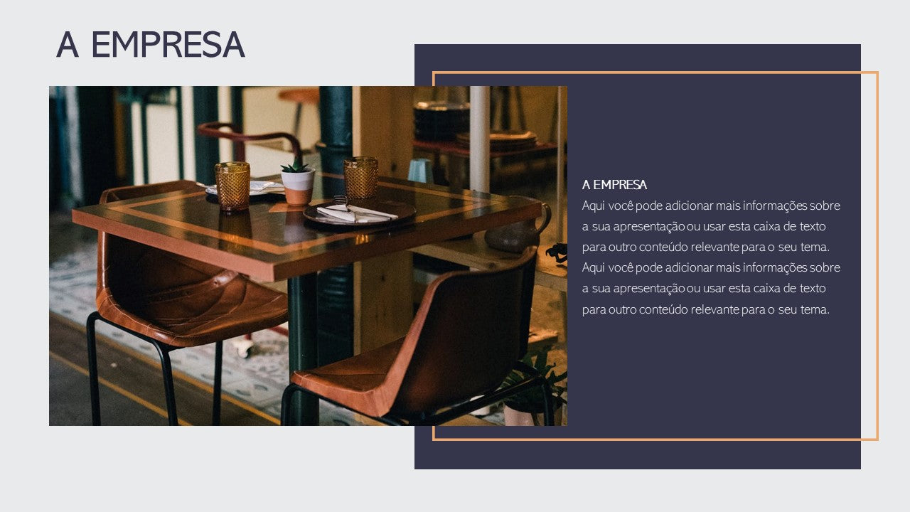 Template PowerPoint Café - 30 Slides Temáticos para Cafetarias Multiusos