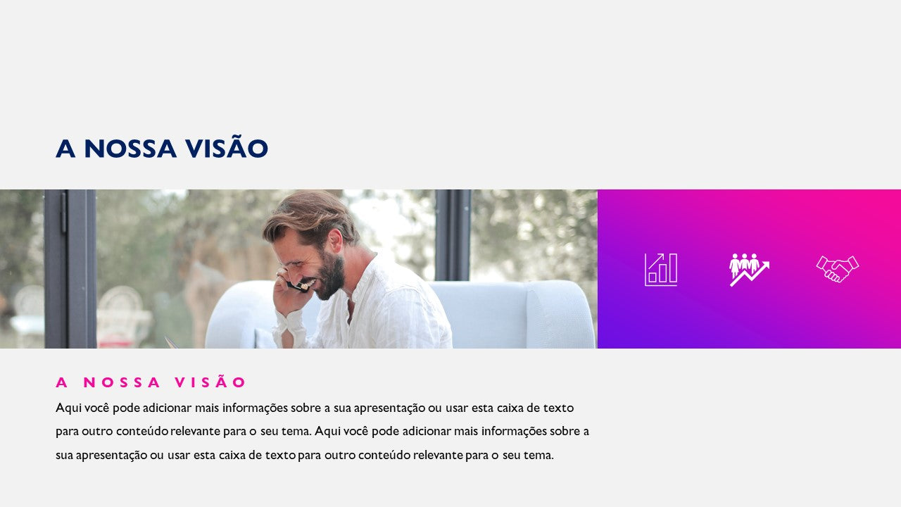 Template PowerPoint Corporativo - 30 Slides Profissionais Multiusos