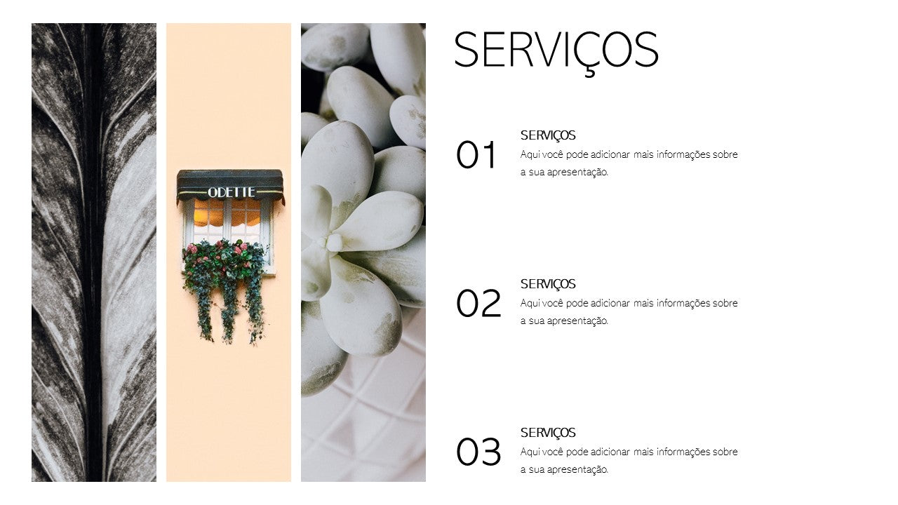 Template PowerPoint Minimalista - 30 Slides Modernos Limpos Multiusos