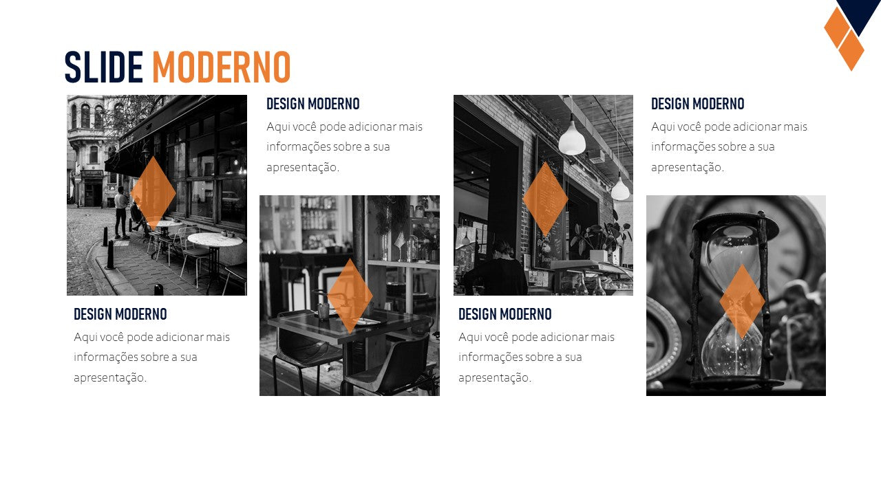 Template PowerPoint Moderno e Limpo - 15 Slides Minimalistas Multiusos