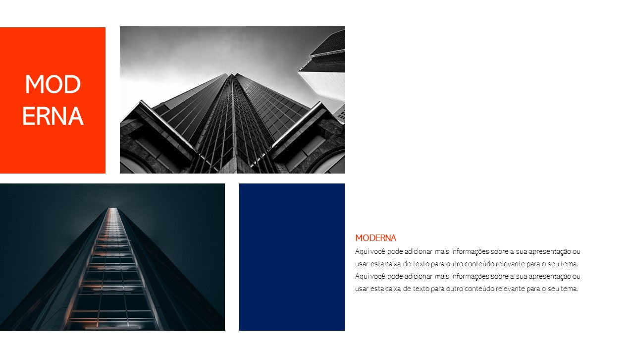 Template PowerPoint Arquitetura Moderna - 30 Slides Profissionais Multiusos