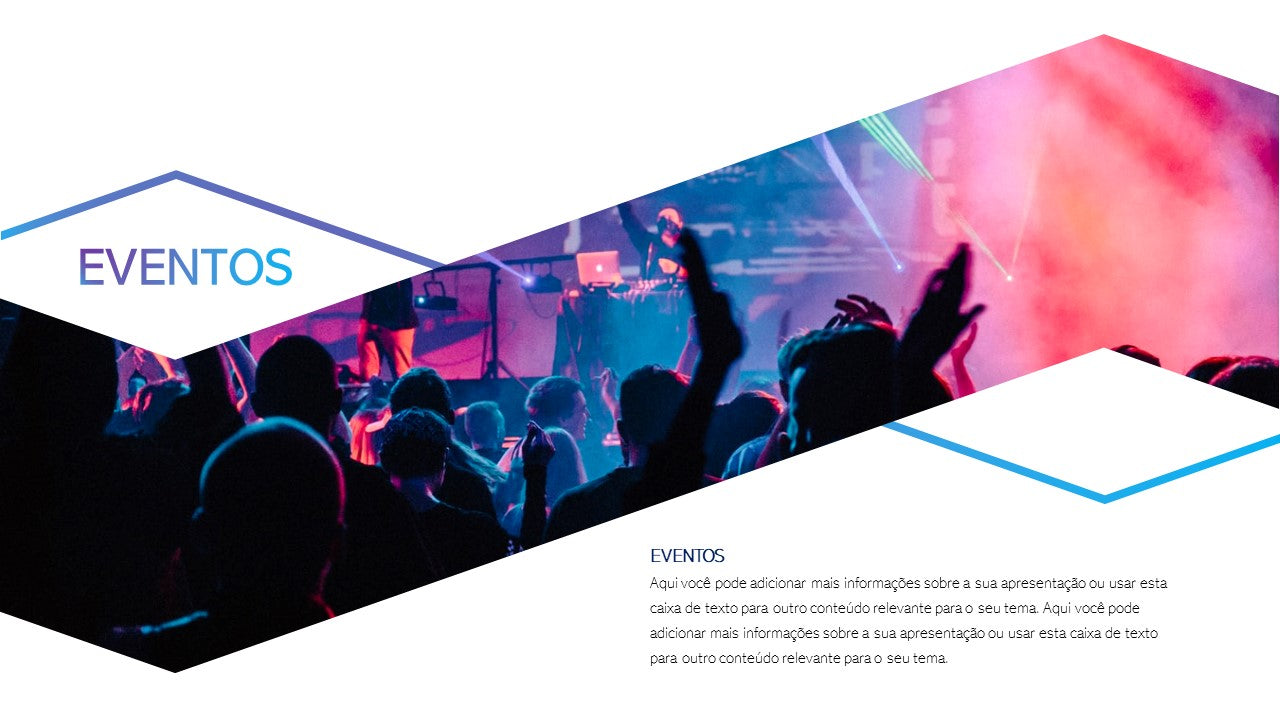 Template PowerPoint Eventos - 30 Slides Profissionais para Festas e Concertos Multiusos