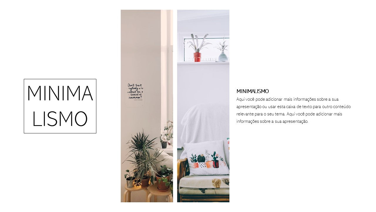 Template PowerPoint Minimalista - 30 Slides Modernos Limpos Multiusos