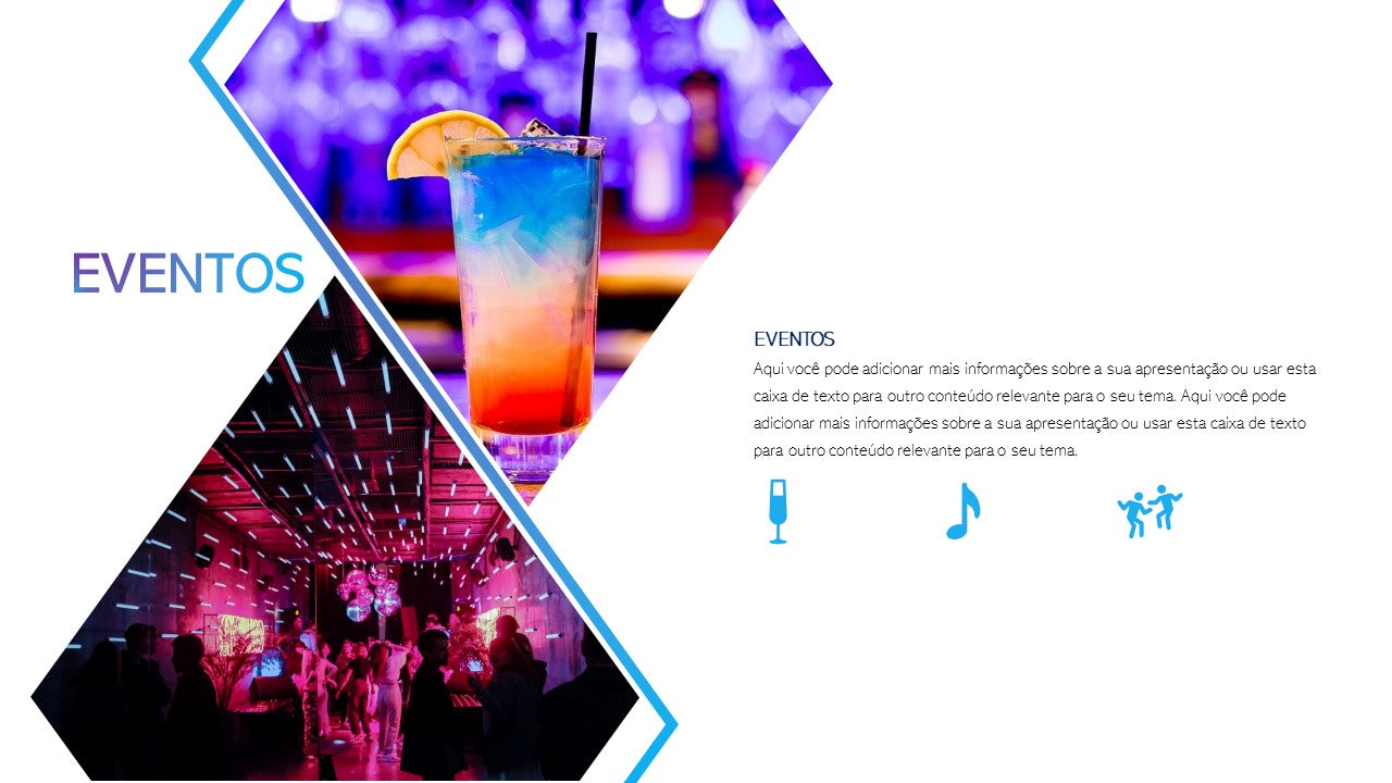 Template PowerPoint Eventos - 30 Slides Profissionais para Festas e Concertos Multiusos