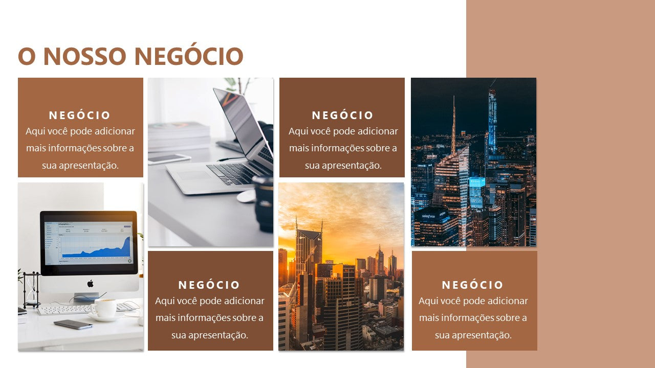 Template PowerPoint Projetos - 30 Slides Profissionais Multiusos