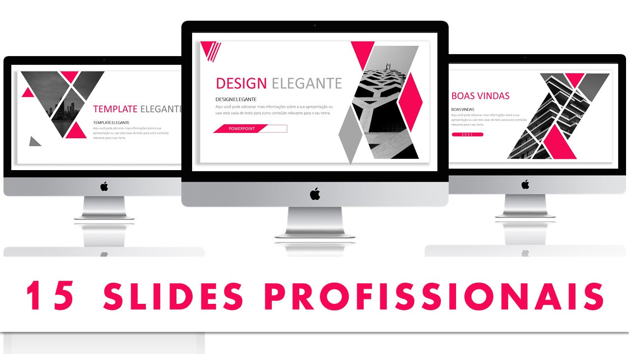 Template PowerPoint Elegante - 15 Slides Sofisticados Multiusos