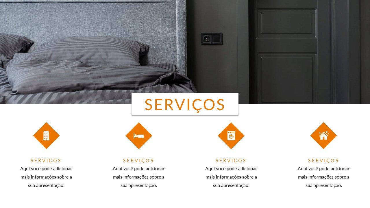 Template PowerPoint Design de Interiores - 30 Slides Profissionais Multiusos