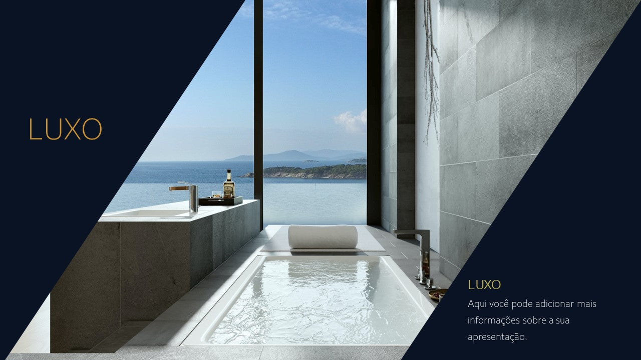 Template PowerPoint Luxo - 30 Slides Premium Sofisticados Multiusos
