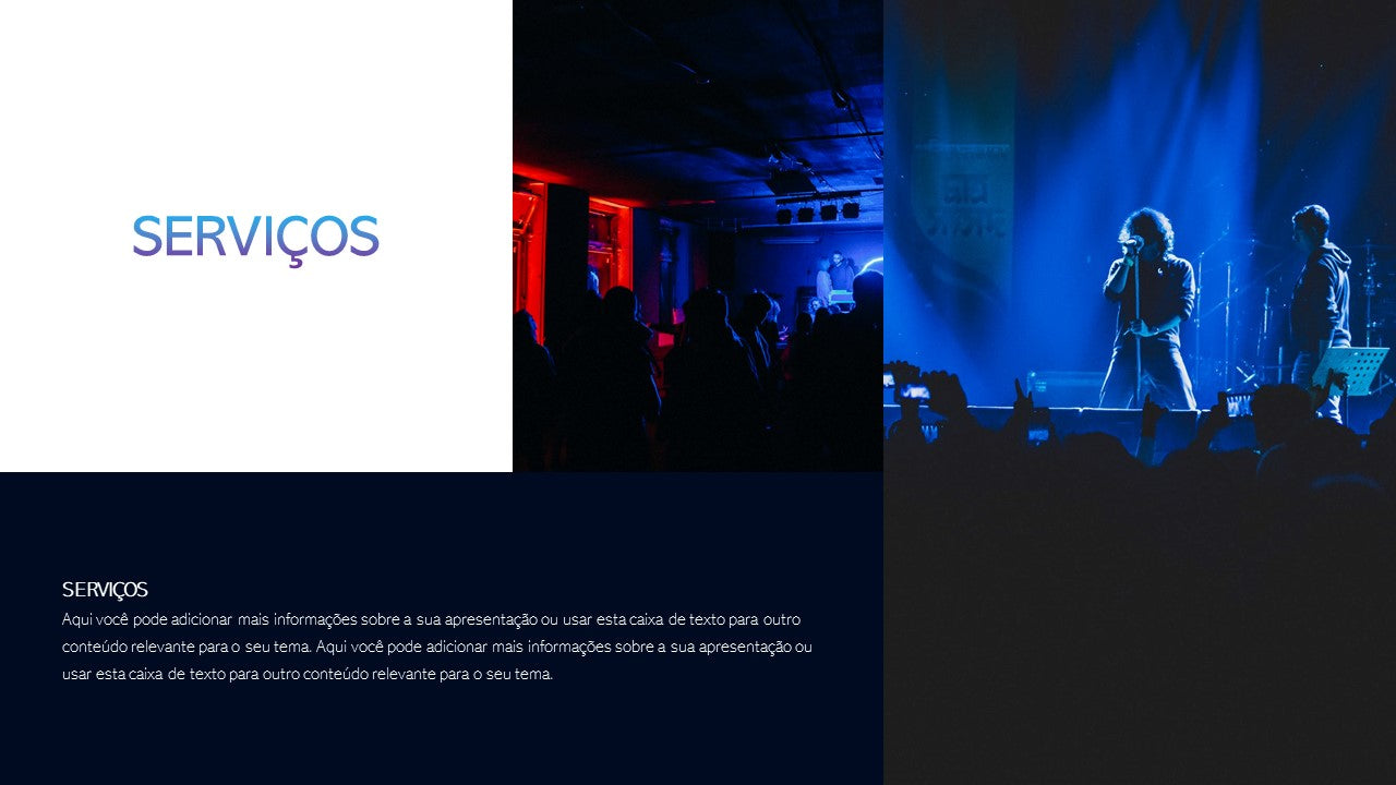 Template PowerPoint Eventos - 30 Slides Profissionais para Festas e Concertos Multiusos
