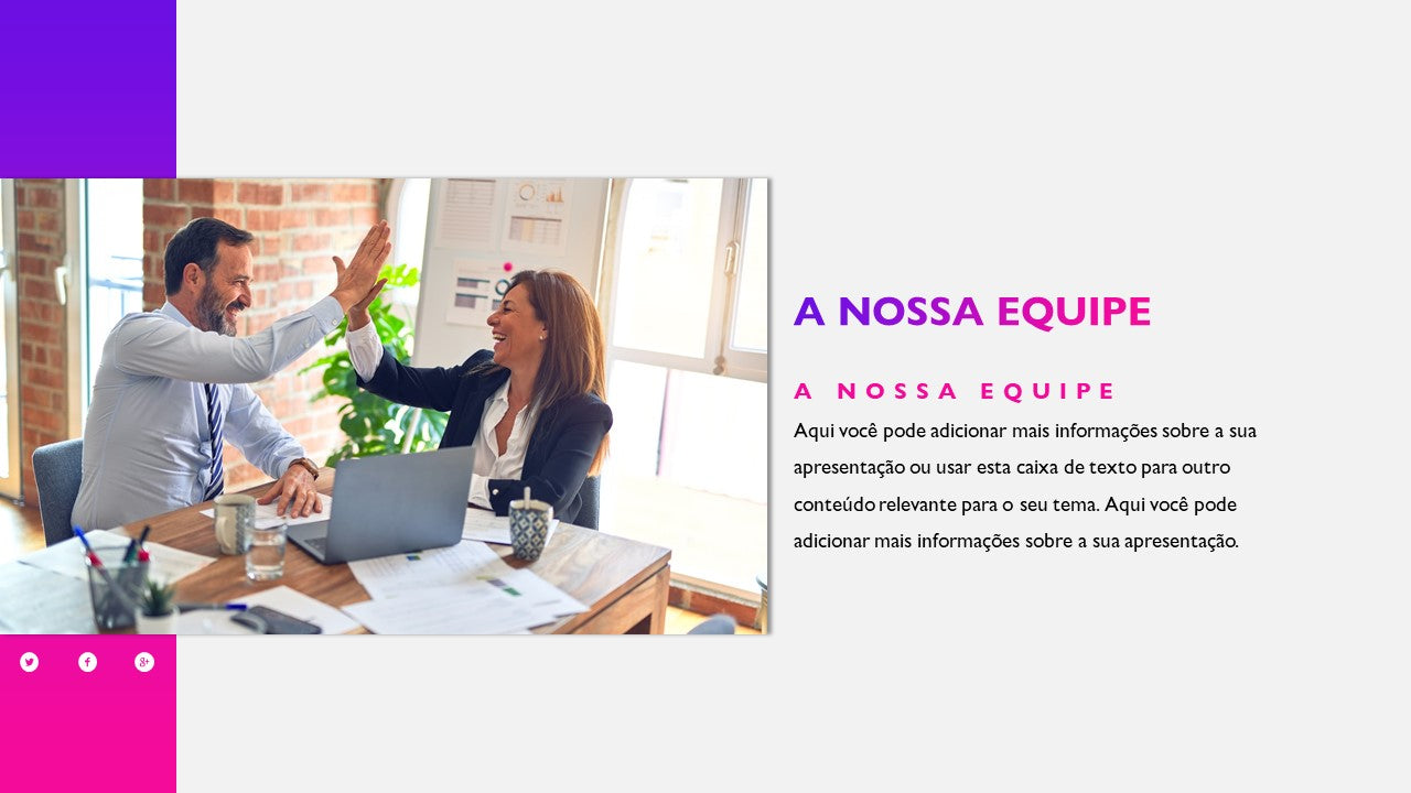 Template PowerPoint Corporativo - 30 Slides Profissionais Multiusos
