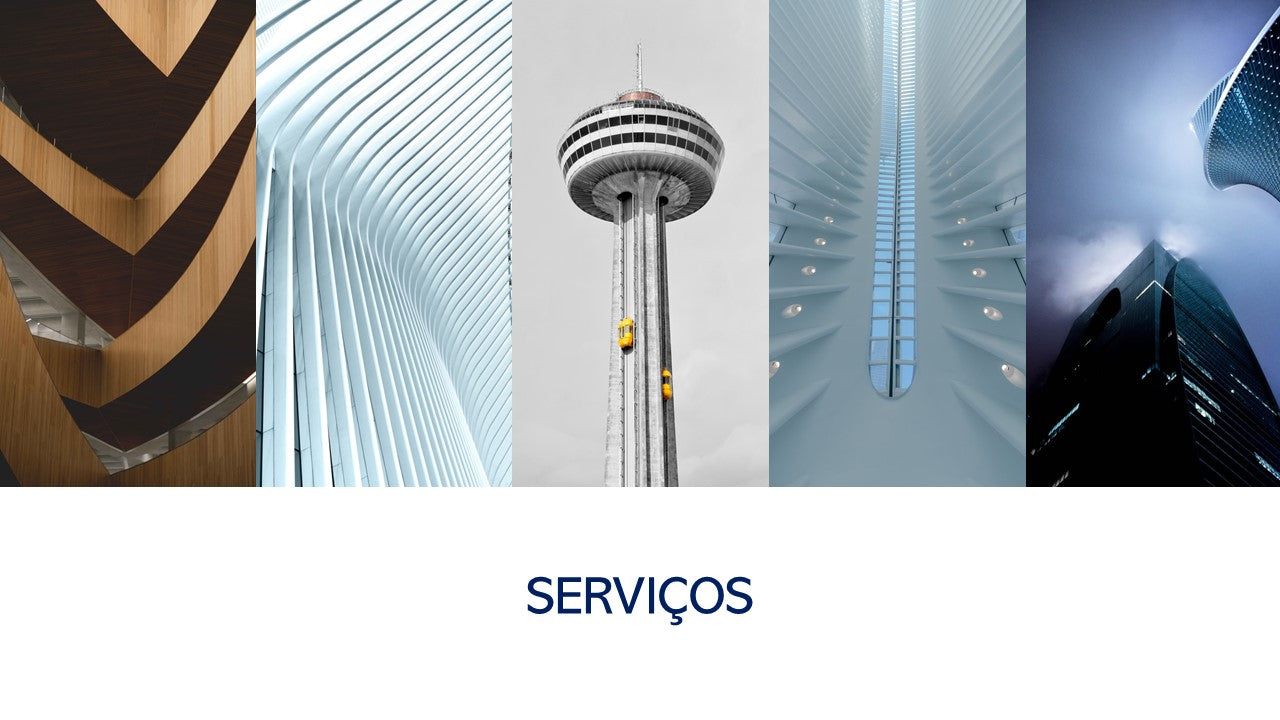 Template PowerPoint Arquitetura Moderna - 30 Slides Profissionais Multiusos