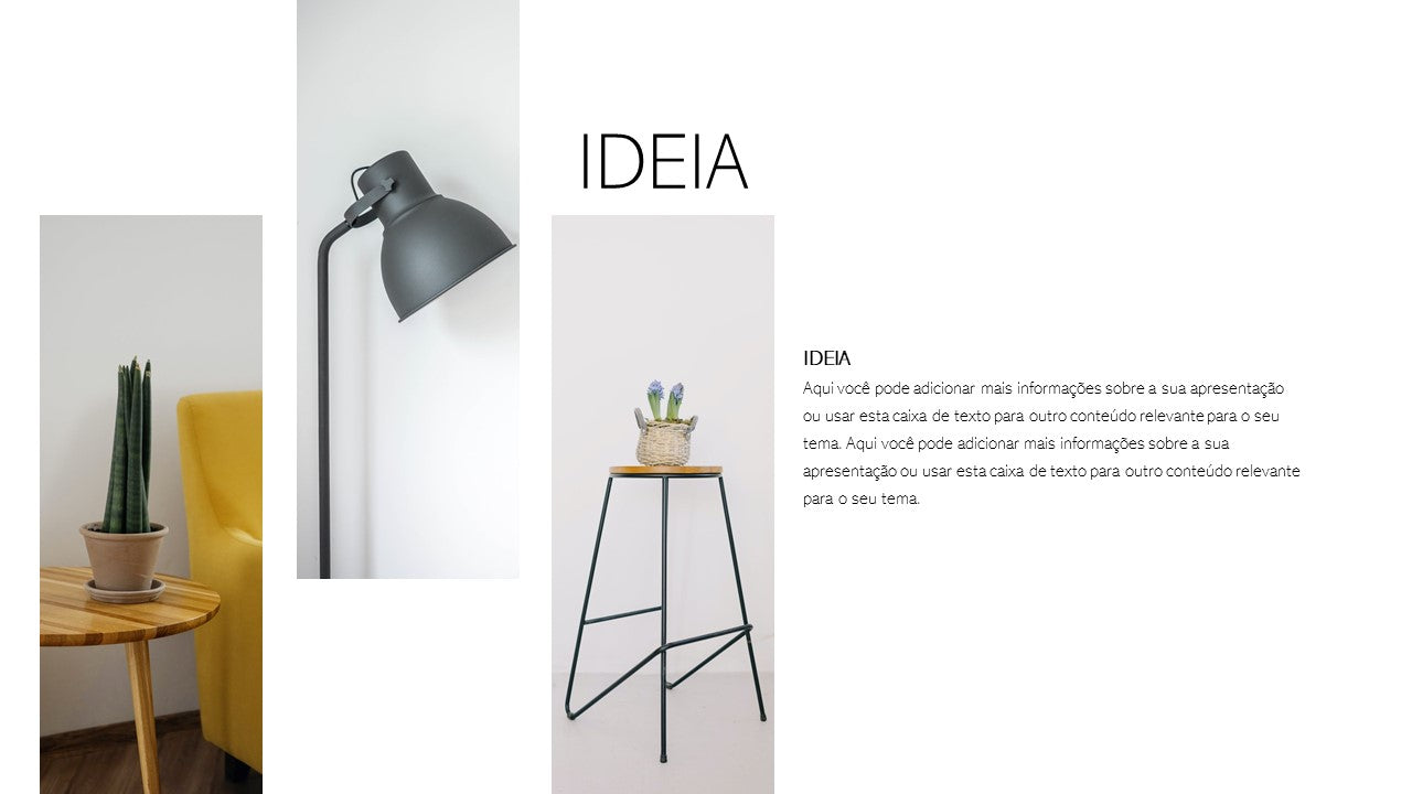 Template PowerPoint Minimalista - 30 Slides Modernos Limpos Multiusos