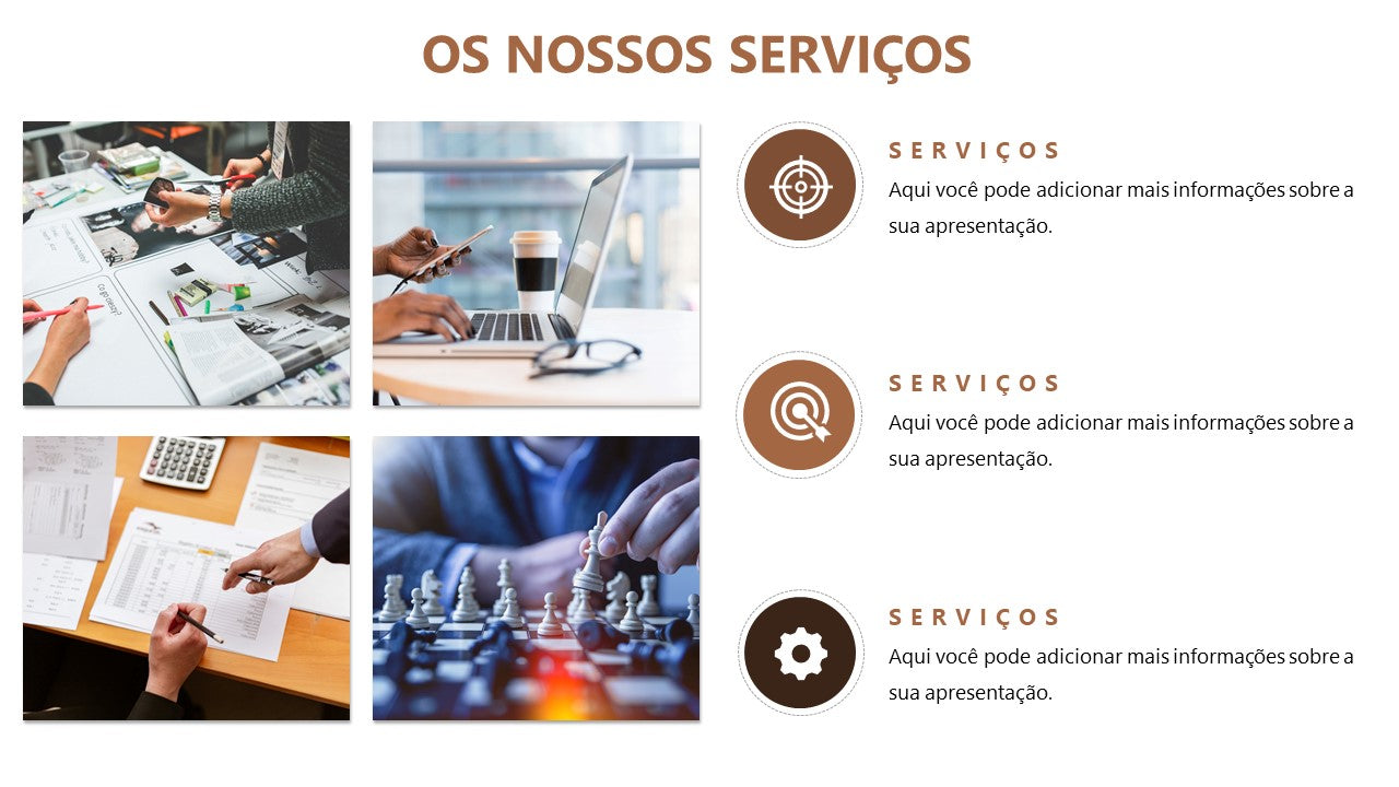 Template PowerPoint Projetos - 30 Slides Profissionais Multiusos