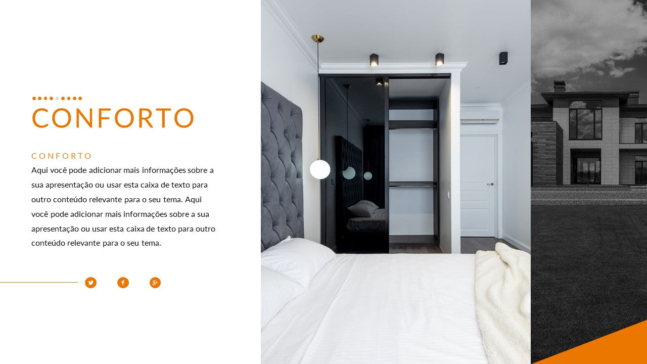 Template PowerPoint Design de Interiores - 30 Slides Profissionais Multiusos