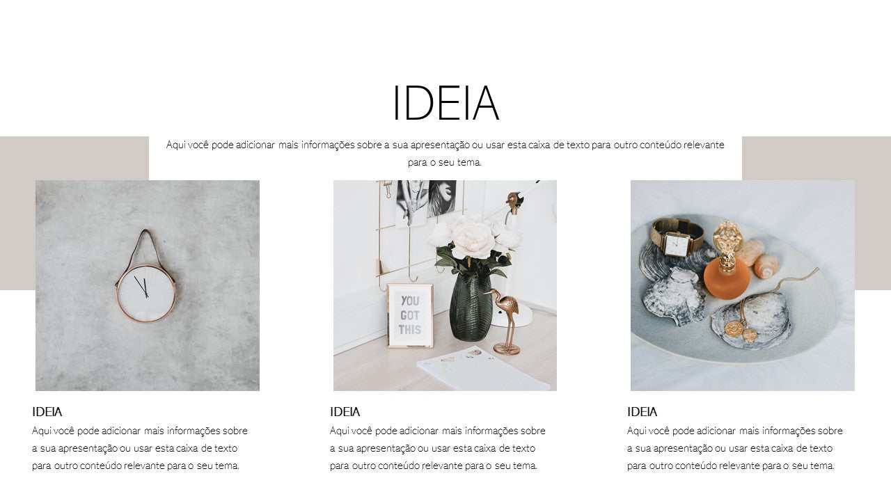 Template PowerPoint Minimalista - 30 Slides Modernos Limpos Multiusos