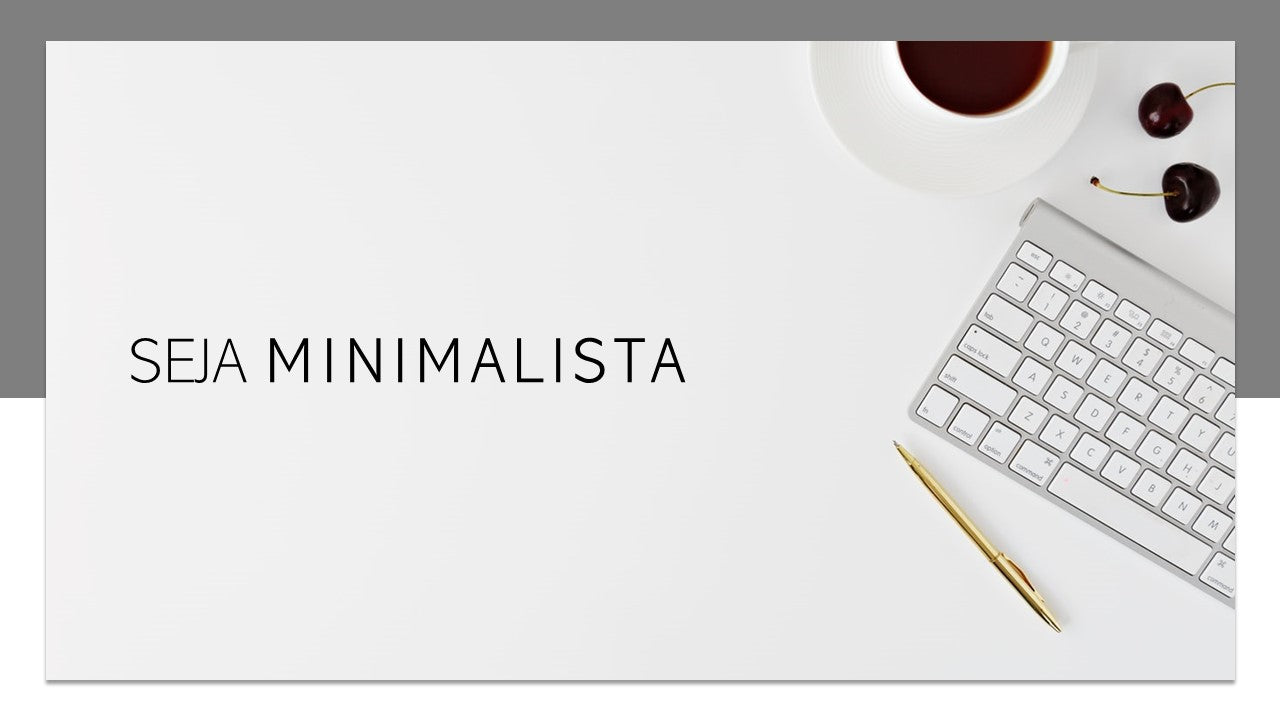 Template PowerPoint Minimalista - 30 Slides Modernos Limpos Multiusos