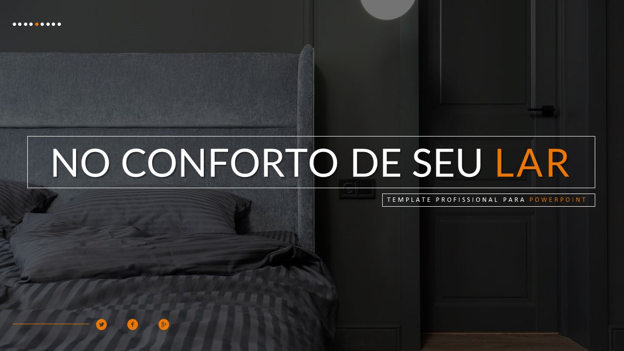 Template PowerPoint Design de Interiores - 30 Slides Profissionais Multiusos