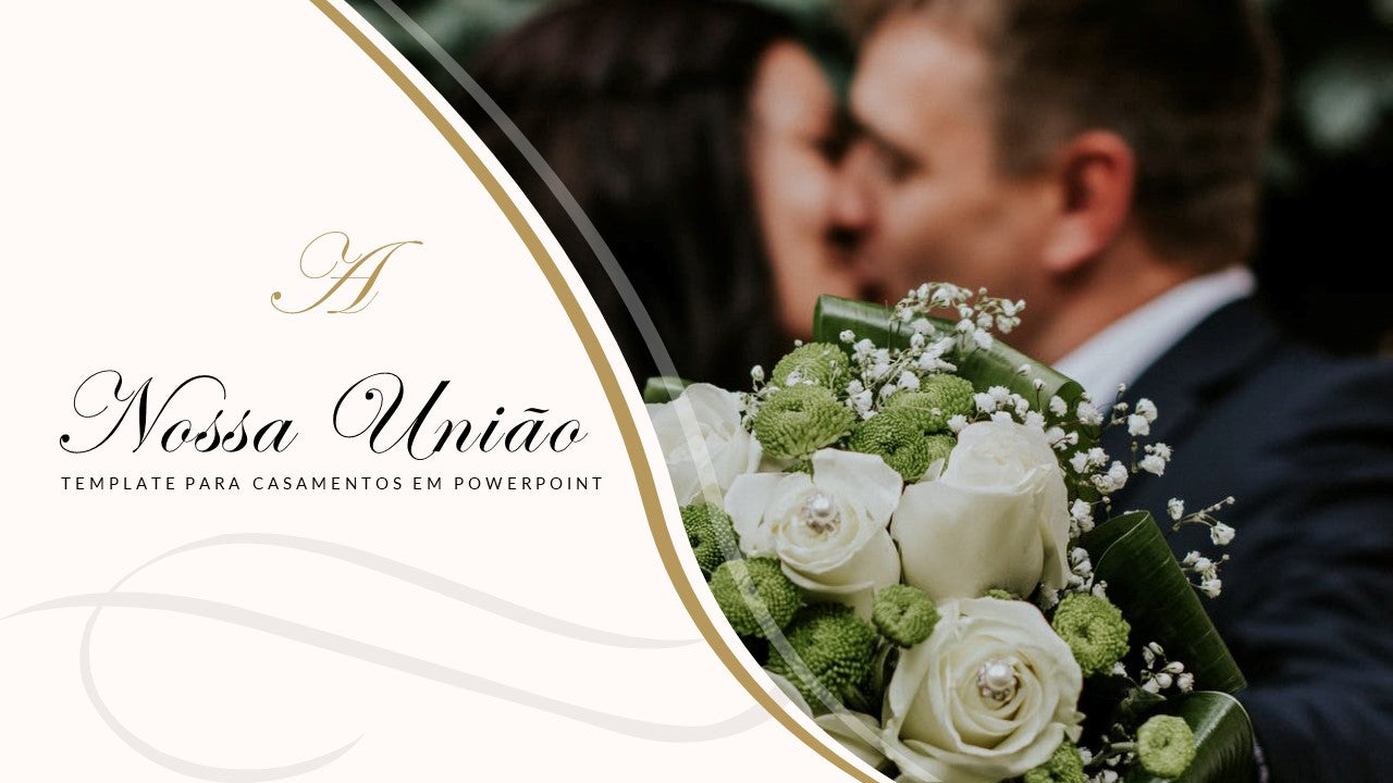 Template PowerPoint Casamentos - 30 Slides Multiusos Românticos