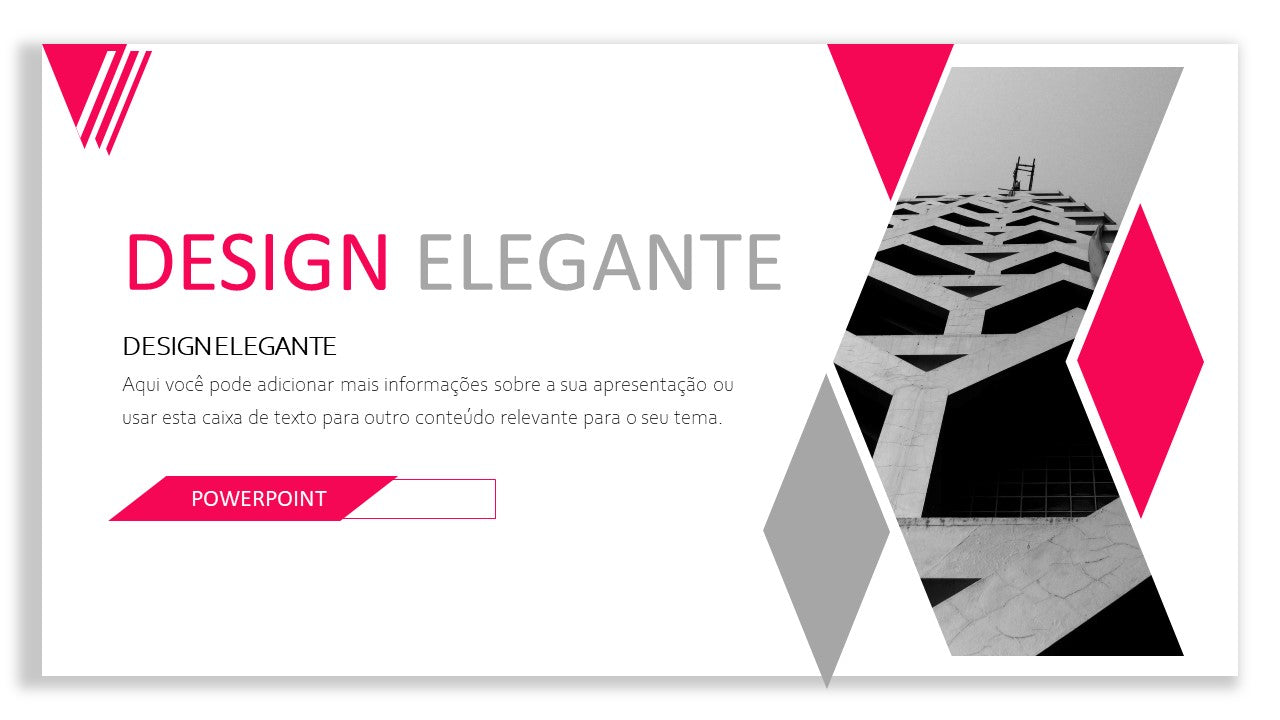 Template PowerPoint Elegante - 15 Slides Sofisticados Multiusos