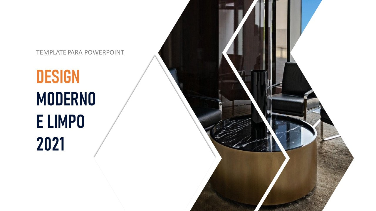 Template PowerPoint Moderno e Limpo - 15 Slides Minimalistas Multiusos