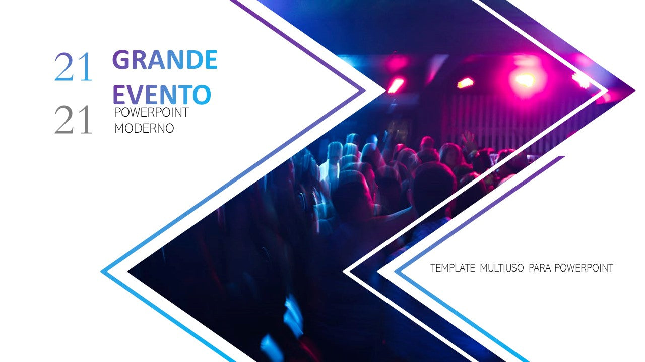 Template PowerPoint Eventos - 30 Slides Profissionais para Festas e Concertos Multiusos