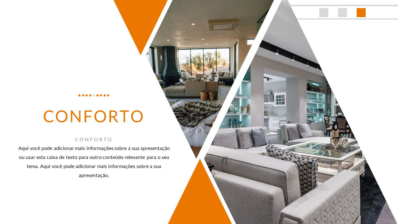 Template PowerPoint Design de Interiores - 30 Slides Profissionais Multiusos