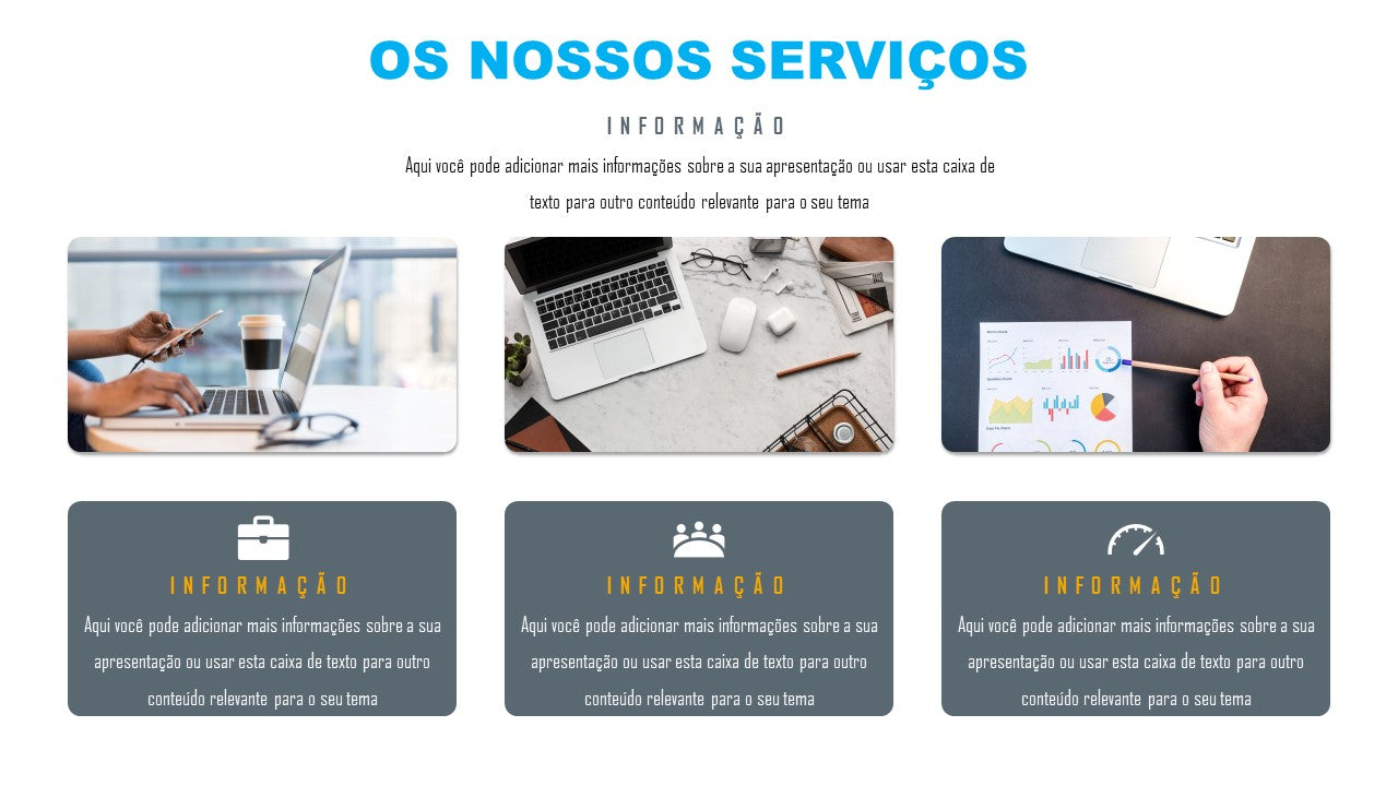 Template PowerPoint Empresarial - 30 Slides Profissionais Corporativos Multiusos