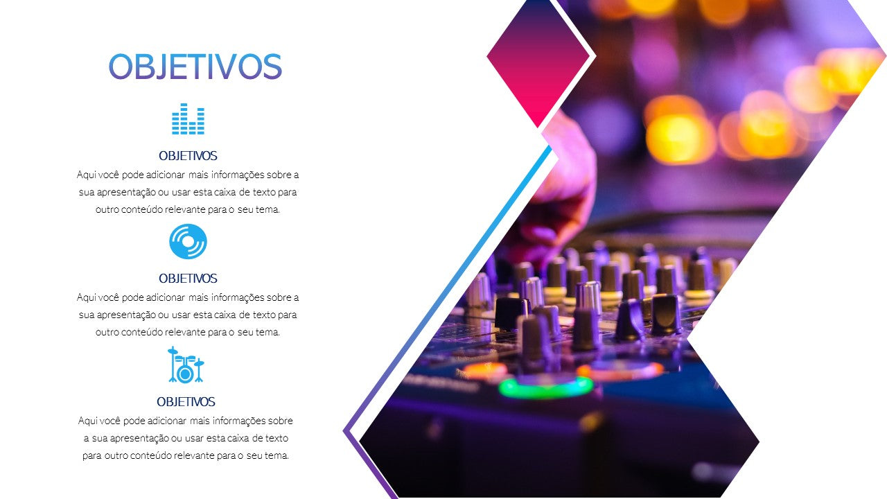 Template PowerPoint Eventos - 30 Slides Profissionais para Festas e Concertos Multiusos
