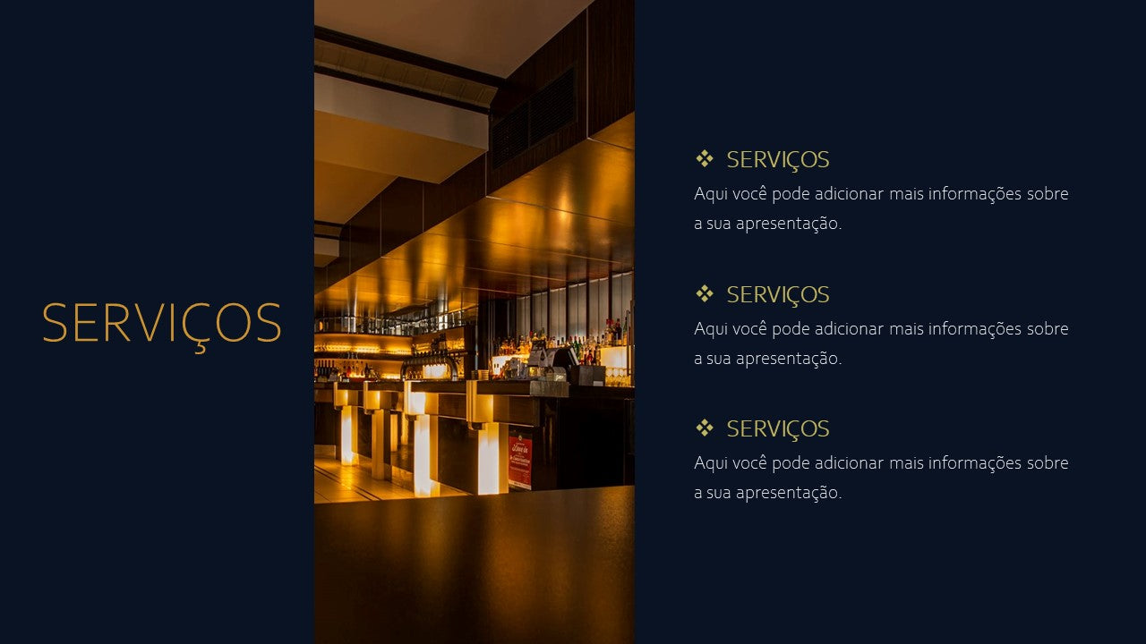 Template PowerPoint Luxo - 30 Slides Premium Sofisticados Multiusos