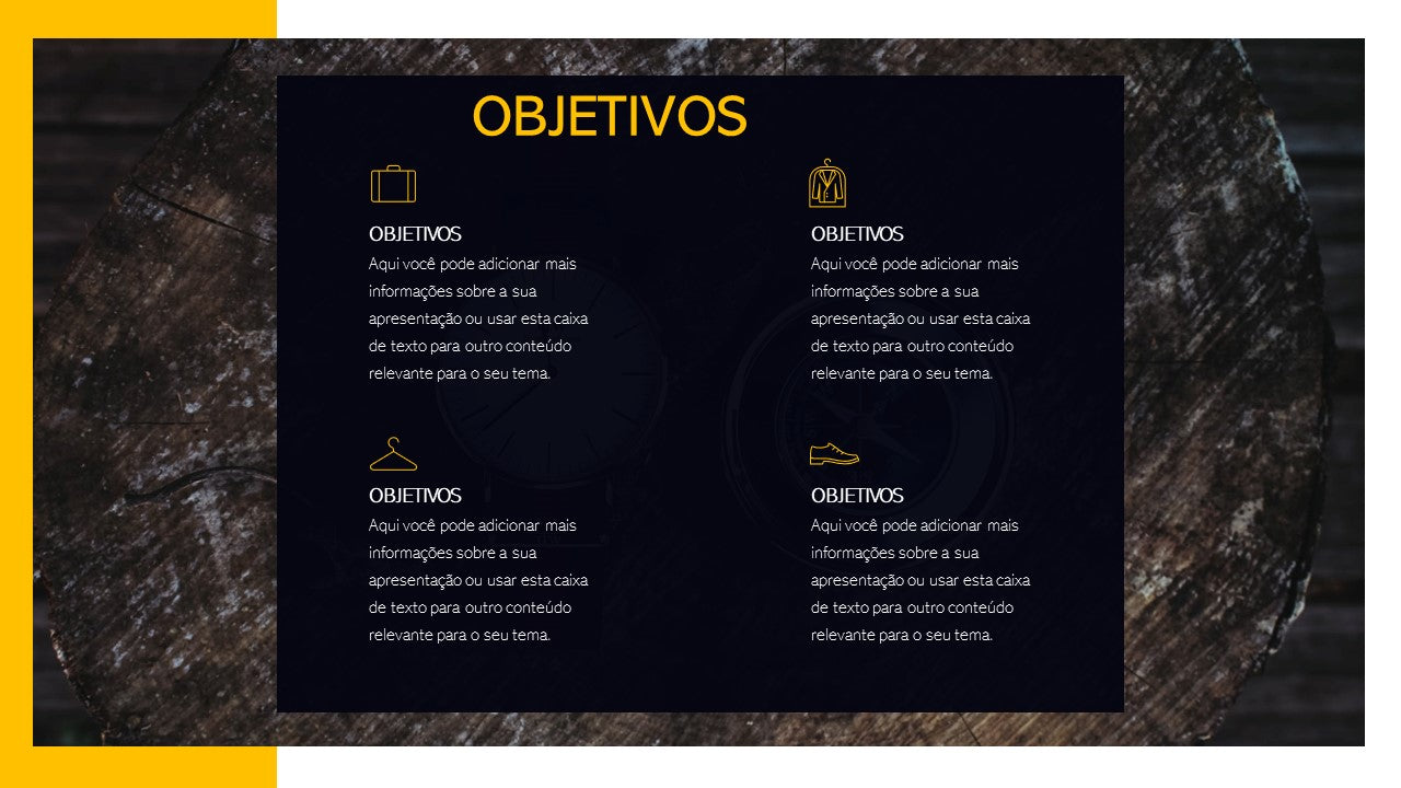 Template PowerPoint Moda Masculina - 30 Slides Profissionais Multiusos