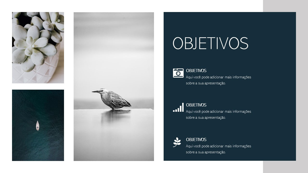 Template PowerPoint Minimalista - 30 Slides Modernos Limpos Multiusos
