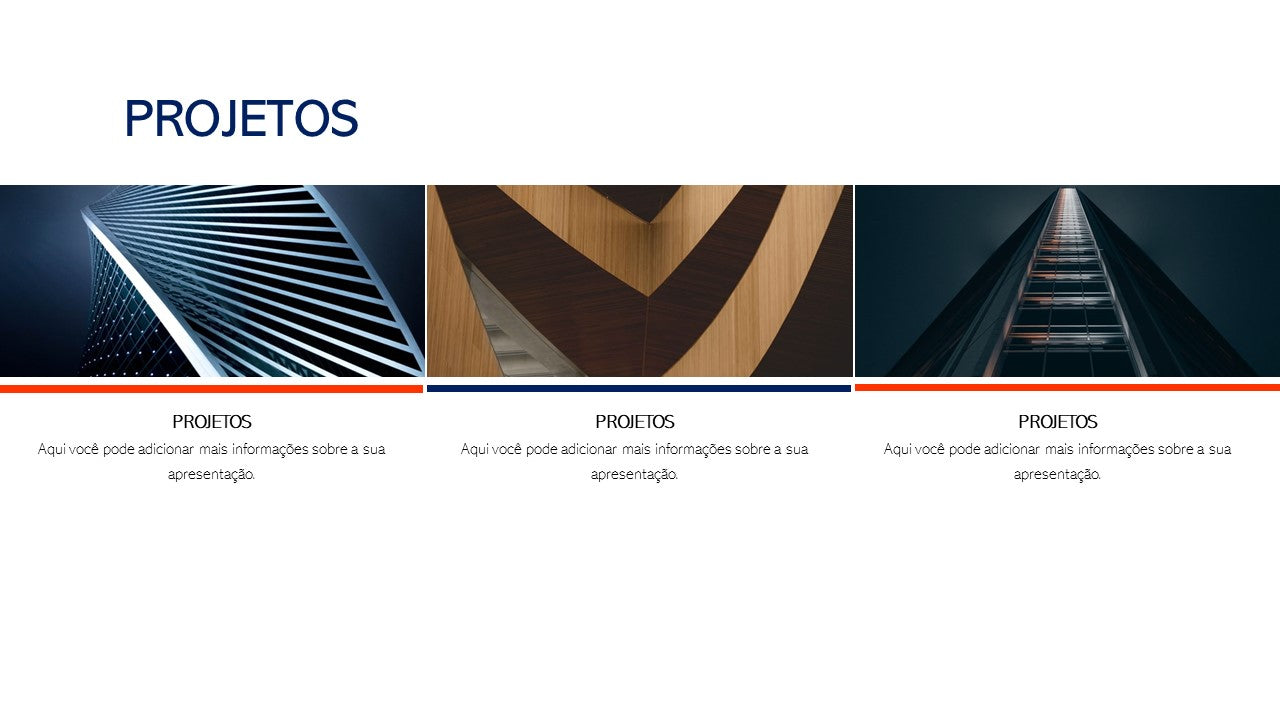 Template PowerPoint Arquitetura Moderna - 30 Slides Profissionais Multiusos