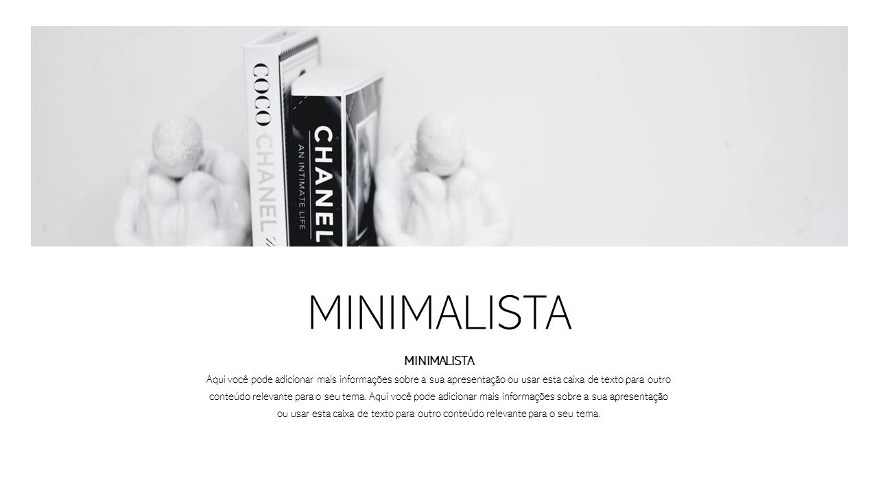 Template PowerPoint Minimalista - 30 Slides Modernos Limpos Multiusos