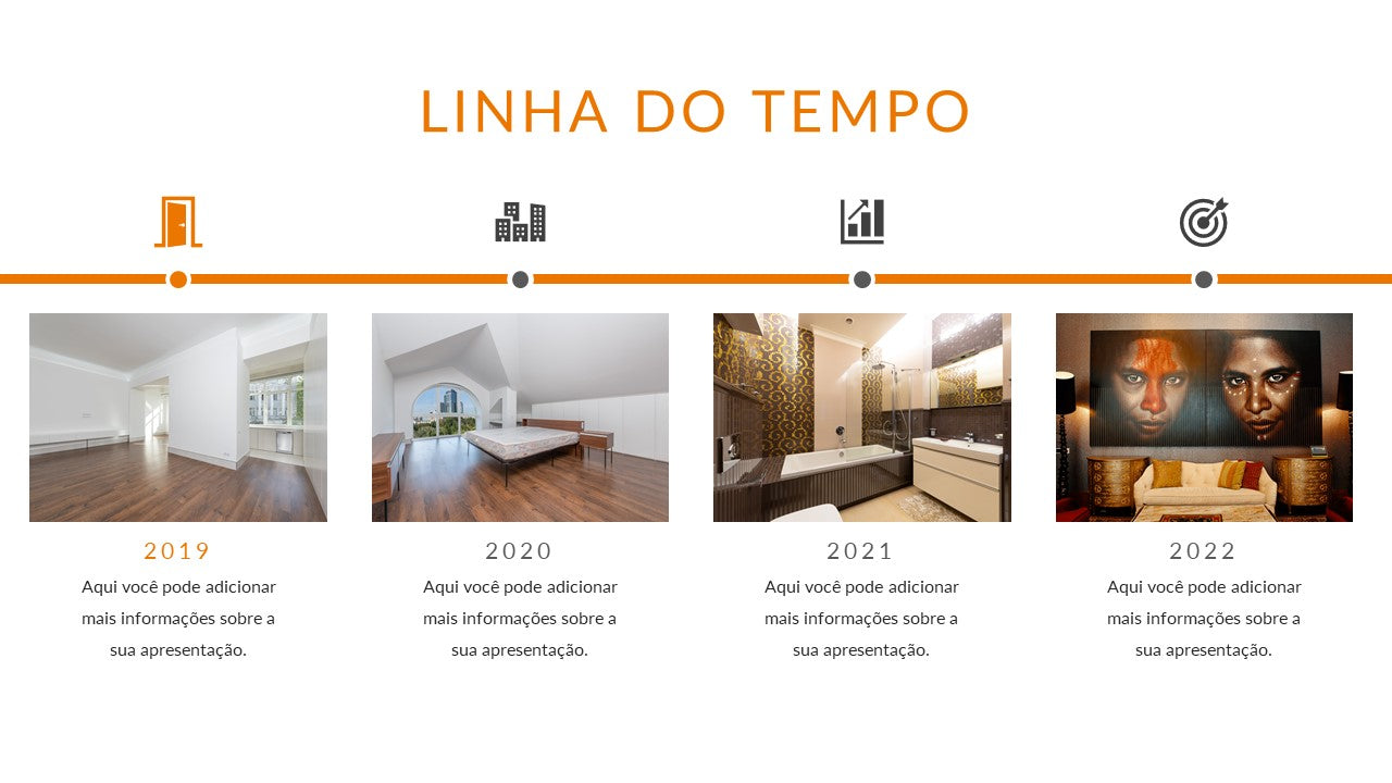 Template PowerPoint Design de Interiores - 30 Slides Profissionais Multiusos