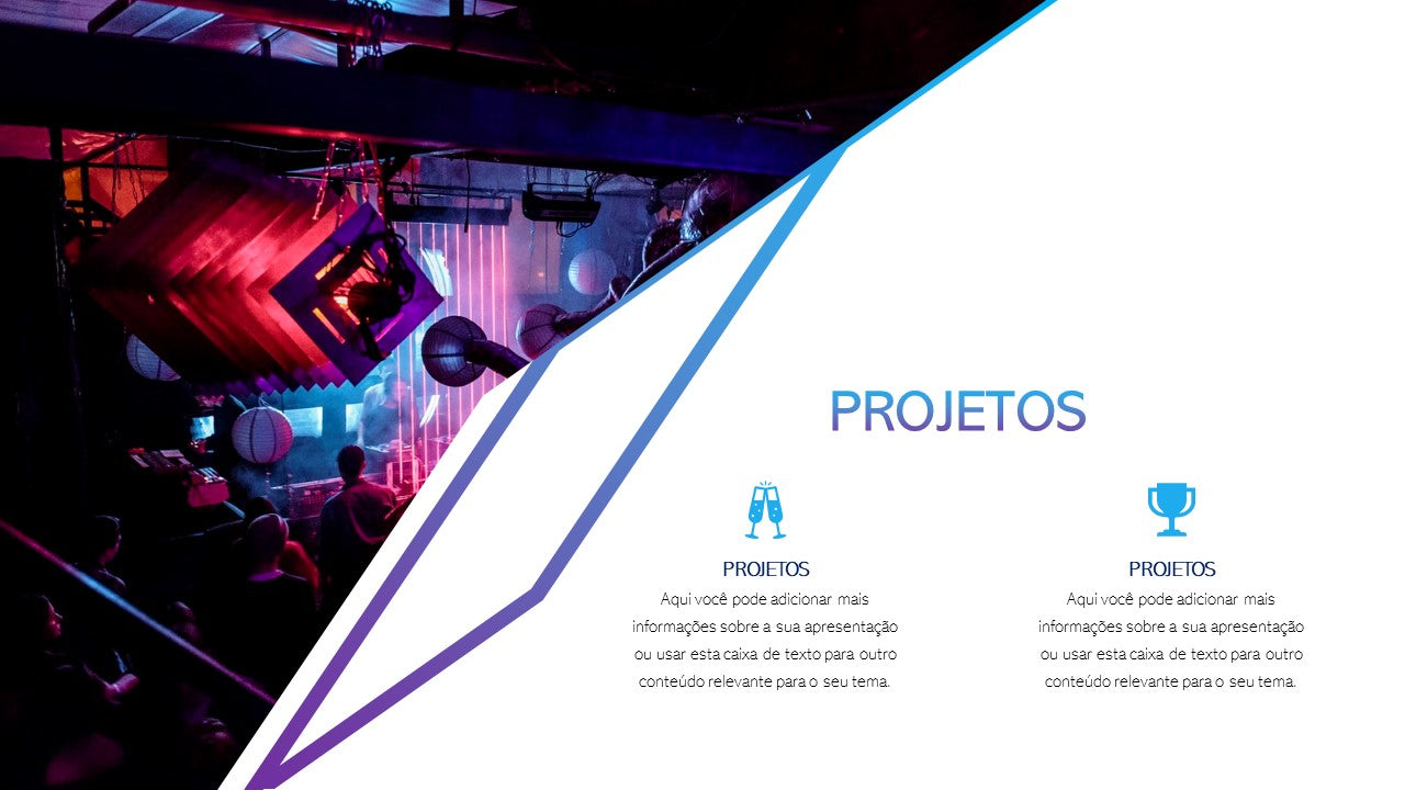 Template PowerPoint Eventos - 30 Slides Profissionais para Festas e Concertos Multiusos