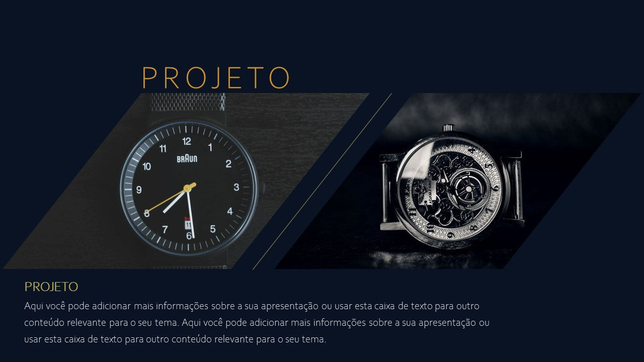 Template PowerPoint Luxo - 30 Slides Premium Sofisticados Multiusos