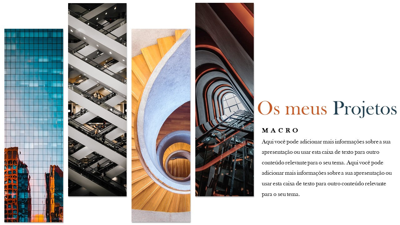 Template PowerPoint Portfólio Fotografia - 30 Slides Profissionais Multiusos